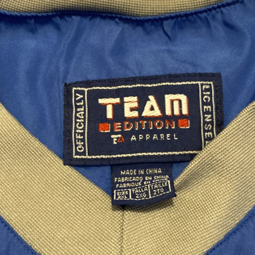 Vintage Kentucky Wildcats Pullover Windbreaker Jacket Adult 2XL Blue Long Sleeve